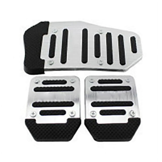 Pad 3 Pcs Brake Pedal Pads Anti Slip Wear Resistant Manual Accelerator Foot Pedal Cover for Car