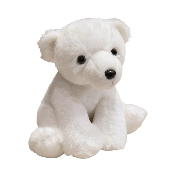 Adorable Muñeco Oso Polar, Peluche Suave, Perfecto Para Niños Y Niñas, Para El Dormitorio O La Guardería.