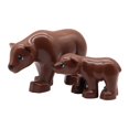 thumbnail image 1 of Serie de animales del zoológico, juego de bloques de construcción de gran tamaño, accesorios para ensamblar, pájaros lindos, bestias, elefantes, tigres, ladrillos, juguetes educativos para niños, 1 of 5