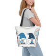 thumbnail image 2 of Pofeuu Snow Gnome for Winter Print Women Fashion Shoulder Handbags Top Handle Satchel Bags Tote Shoulder Shopping Bag Stylish Canvas Tote Bag, 2 of 6