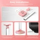 thumbnail image 2 of Audífonos Soporte para RGB con 3 puertos USB 2.0 Soporte para para PC para juegos (rosa), 2 of 5