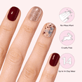 thumbnail image 5 of Dashing Diva GLOSS Gel Nail Polish Strips, Wild Flower, Includes 32 Strips, 5 of 7
