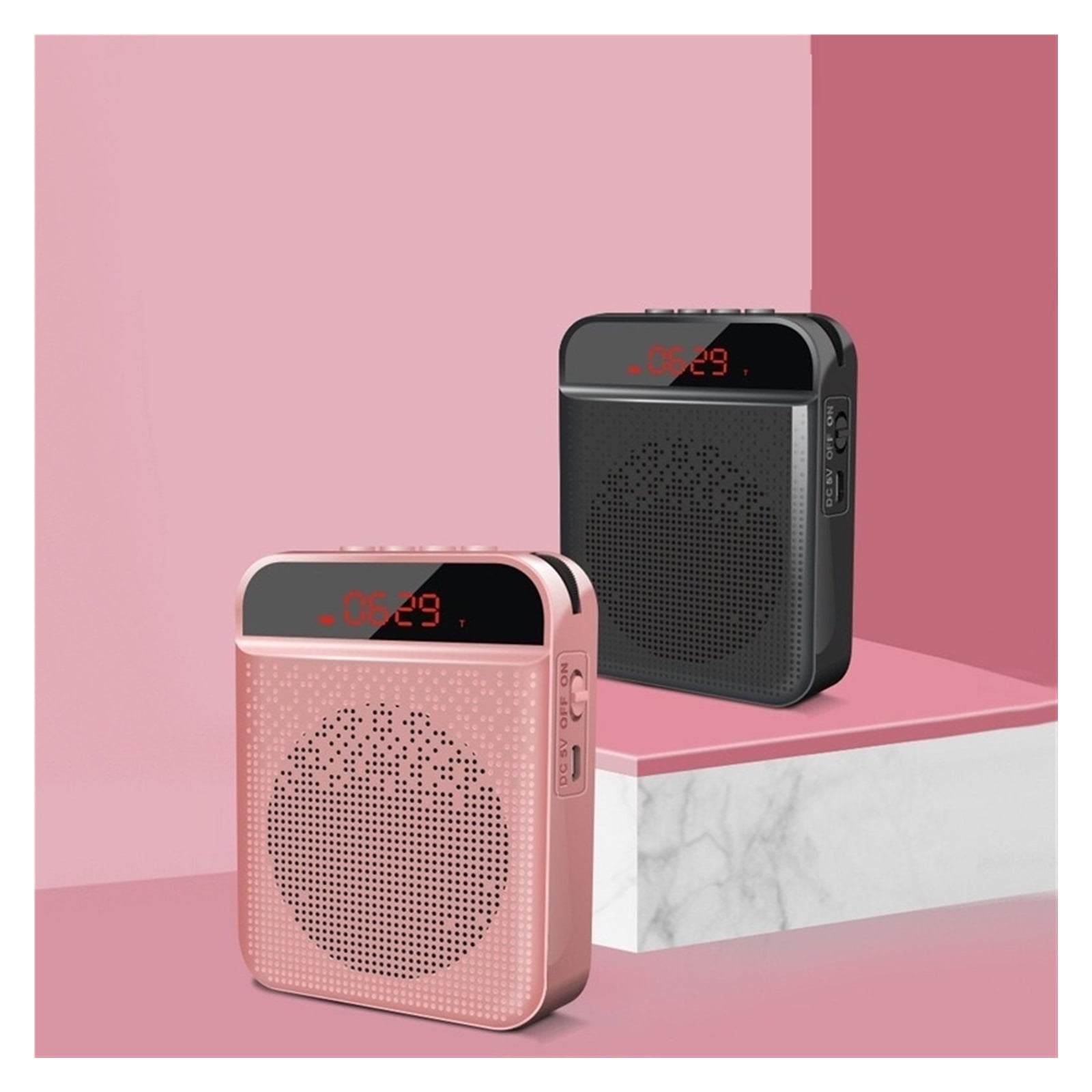 Megaphone Voice Amplifier With Microphone Headset Guide Microphone Teacher Blue-tooth Speaker Support Mp3 And FM Radio