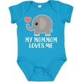 thumbnail image 3 of Inktastic Mommom Loves Me Grandchild Boys or Girls Baby Bodysuit, 3 of 5