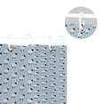 thumbnail image 5 of Yayeee Shower Curtain with Hooks 72"x72" Waterproof Fabric Bathroom Hanging Decor, Blue Sheep Pattern, 5 of 5