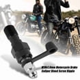 thumbnail image 4 of Motorcycle Brake Bleed Screw Nipple, Universal Aluminum Caliper Master Cylinder Bleeder Valve with Dust Cap and Washers Suitable for Front Rear Brake Lines, 4 of 7
