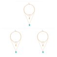 thumbnail image 1 of Collar De Cadena Delicado Qarigey Elegante Colgantes Oro, 1 of 6