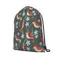 thumbnail image 2 of XMXT Unisex Drawstring Backpack for Women Men, Birds and Plants Waterproof Gym Bag String Bags for Shopping Sport Travel, s, 2 of 8