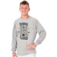 thumbnail image 5 of Celestial Hourglass Symbolic Bee Long Sleeve TShirt Men Women Brisco Brands S, 5 of 6