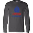 thumbnail image 3 of Inktastic Captain Adorable, Sail Boat, Sailing - Red Blue Long Sleeve T-Shirt, 3 of 5