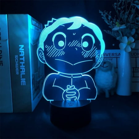 

Ranking of Kings 3D Night Light Anime Illusion LED Lamp 16 Colors Changing Touch & Remote Control-Perfect Christmas Gifts for Boys/Girls/Kids Bojji Kage Figure Manga Fans