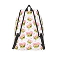 thumbnail image 2 of Lsque Avocado Lovers Pattern Canvas Daypack, Durable Backpack, High-quality Versatile Backpack,Vintage Compact Backpack-Small, 2 of 6