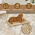 thumbnail image 4 of MidWest Homes for Pets 36 inch Tan Wave Pet Bed for Small Dogs with slip resist bottom, 4 of 7