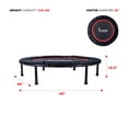 thumbnail image 5 of Sunny Health & Fitness Workout Trampoline with Adjustable Handlebar for Indoor Rebounder Exercise, NO. 078, 5 of 13
