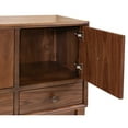 thumbnail image 2 of Martin Furniture Wood Sideboard, Dining Storage, TV Stand, Entertainment Console, Brown, 2 of 13