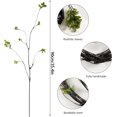 thumbnail image 2 of Duslogis 35.4'' 4Pcs Artificial Ficus Branches Fake Greenery Stems Faux Ficus Twig Plants Green Fake Leaf Spray Green for Home Office Wedding Vase Filler Banquet Home Decoration (Green), 2 of 7
