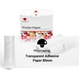 thumbnail image 1 of Papel adhesivo térmico Phomemo transparente de 77 mm para impresora M03, 1 of 6