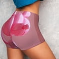 thumbnail image 4 of Fotbe Pink Balloon Puppy Art Shorts Sin Costuras – Shorts Deportivos de Cintura Alta para Mujer, Elásticos para Gimnasio, Yoga, Running o Ciclismo-Large, 4 of 8
