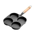 thumbnail image 1 of GUOOL Divided Frying Pan Durable Easy to Clean Skillet Cookware with Anti Scald Handle B, 1 of 9