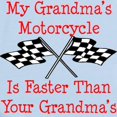 thumbnail image 2 of CafePress - Grandmas Motorcycle Is Fast Infant Bodysuit - Baby Light Bodysuit, Size Newborn - 24 Months, 2 of 4