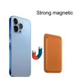 thumbnail image 2 of Magnetic Card Wallet Holder Easily Hold 3 Cards Pu Leather Wallets Cards Sleeve, 2 of 5