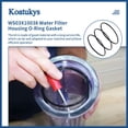 thumbnail image 4 of Koatukys WS03X10038 Junta tórica de carcasa de filtro de agua para GE GXWH01C CXWH08C GXWH04F GXWH20F GXWH20S GXRM10 y GX1S01R (paquete de 3), 4 of 8
