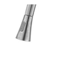 thumbnail image 6 of DAX Brass Single Handle Pull Down Kitchen Faucet with Dual Sprayer and Deck Plate, Nickel, 6 of 6