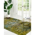 thumbnail image 4 of Unique Loom Jardin Collection Vibrant Abstract Area Rug, 8 x 11 Feet, Green/Olive, 4 of 5