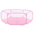 thumbnail image 1 of Casa plegable para animales pequeños, corralito para mascotas, tienda de carpas para ejercicio, casa para gatos y cachorros interior exterior Rosado, 1 of 8