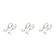 thumbnail image 5 of Guardurnaity 1 par de pendientes de cobre para mujer, reemplazo portátil francés, gotas para los oídos para niñas, regalo de cumpleaños, oro Type1 NO1, 5 of 6