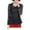 Black, variant on Vedolay Womens Fall Tops Loose Solid Color Pullover Tunic Tops Black,XL