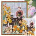 thumbnail image 1 of Hilo Algodón Ecológico Bordado 11CT Kit Punto Cruz Floristería 45x60cm, 1 of 10