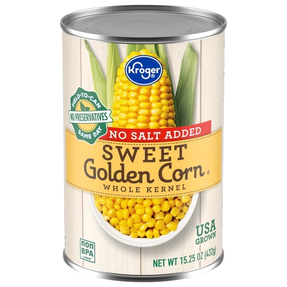Kroger Whole Kernel Canned Golden Corn 15.25 oz - Pack of 1