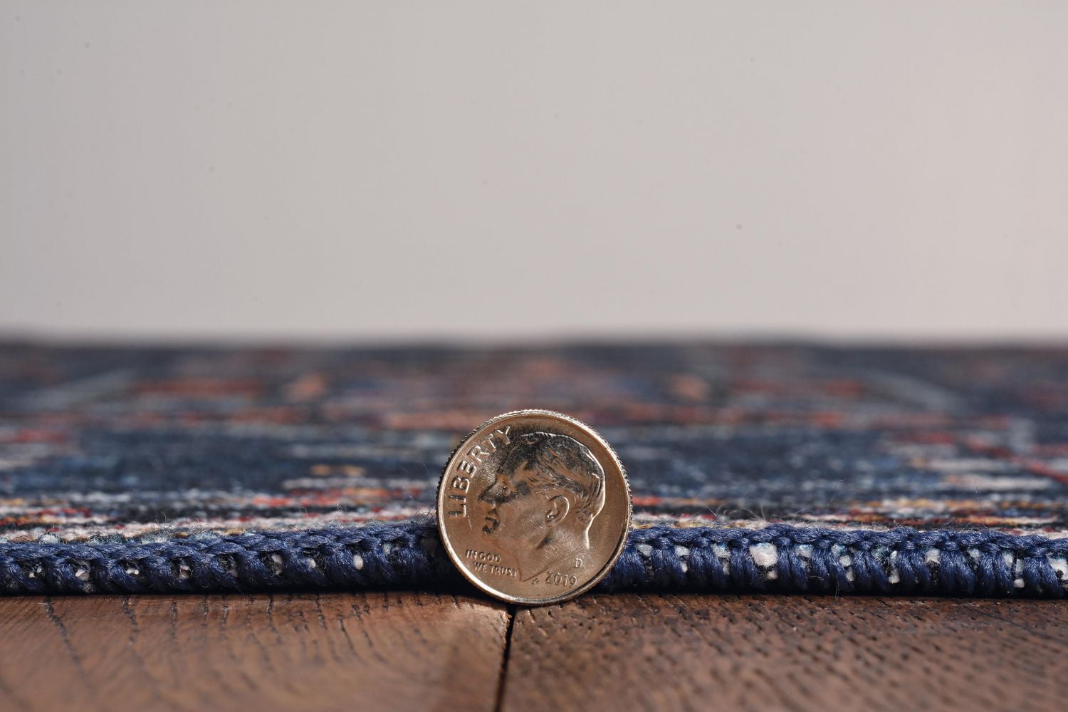 Larson 3' x 5' Washable Accent Rug, Teal and Ivory