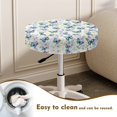 thumbnail image 4 of ZIATUBLE Butterfly Bar Stool Cover Cushion Soft Bar Stool Slipcover for Decor 12-14 Inch Reusable Elastic Bar Chair Covers Dustproof Seat Cover for Vanity Chair 2 Pieces Decor Accessories, 4 of 6