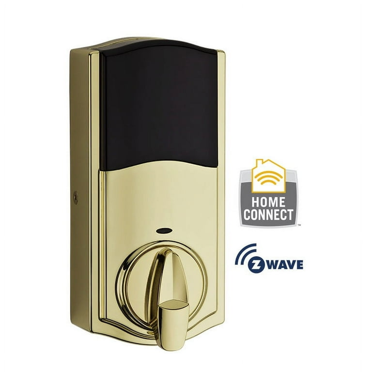 ◆ Happy Lucky  ③ Kwikset 99140-003 914 Electronic Deadbolt SmartKey and Z-Wave
