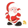 thumbnail image 1 of Langgg Christmas Static Sticker Fridge Window PVC Decal Home Office Shop Self-adhesive Decoration, Santa Clause, 1 of 8