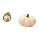 thumbnail image 5 of Marco de fotos redondo pequeño vintage dorado, marco de fotos de calabaza de juguete de Halloween, cojín suave para sofá, material de resina antigua,, 5 of 8