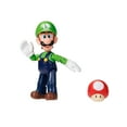 thumbnail image 2 of Figurine Super Mario 4 pouces – Luigi avec Champignon rouge , 2 of 3