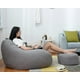 thumbnail image 2 of The color is as shown in the main picture 100*120cm Lazy Sofa Cover Chairs without Filler Linen Cloth Lounger Seat Bean Bag Pouf Puff Couch Tatami Living Room Furniture Cover(only Selling Bean Bags), 2 of 5