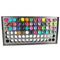 thumbnail image 4 of Fetcoi, Professional Tattoo Ink Cup Holder Stand Iron Wall Mounted Rack, 78 Holes Vertical Display Stand Organizer, 4 of 8
