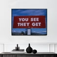 thumbnail image 1 of Retro Burma Shave Sign#3, Route 66, Peach Springs, Arizona - 2003 | John Margolies | Premium Fine Art Print | 20th Century American | Photography | Architecture, 1 of 7