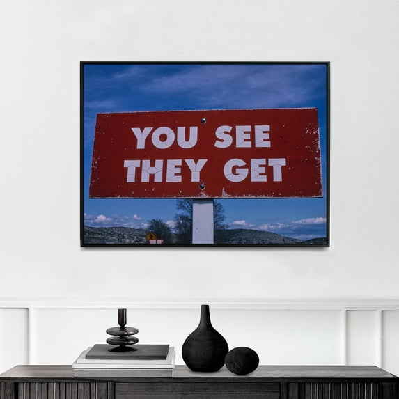 Retro Burma Shave Sign#3, Route 66, Peach Springs, Arizona - 2003 | John Margolies | Premium Fine Art Print | 20th Century American | Photography | Architecture