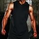 thumbnail image 4 of pstuiky Camisetas sin mangas para hombre, Camiseta sin mangas con capucha para hombre, para entrenamiento en gimnasio, tonificación muscular, baloncesto, fútbol, atletismo Camisas de hombre l, 4 of 9