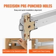 thumbnail image 5 of VEVOR Push Bar Door Locks, Carbon Steel Panic Bars for Exit Doors, with Exterior Lever and 3 Keys, Push Bar Panic Exit Device Door Hardware for Metal Wood Door, for Left and Right Handed Doors, 5 of 9