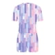 thumbnail image 4 of Camisetas de Mujer Casual Impreso Cuello Redondo de Manga Corta con Pantalones Cortos Elástico de la Cintura, Nylon para Diario Y Todas las Estaciones, 4 of 4