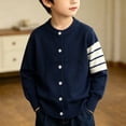 thumbnail image 5 of UACY Little Boys U-Neck Cardigan Button-up Knit Sweater Casual Outerwear, 5 of 6
