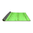 thumbnail image 2 of Ahgly Company Indoor Rectangle Solid Green Modern Area Rugs, 7' x 9', 2 of 4