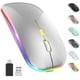 thumbnail image 1 of Mouse Inalámbrico OKIMO LED 2,4G USB Tipo C -Plateado, 1 of 2
