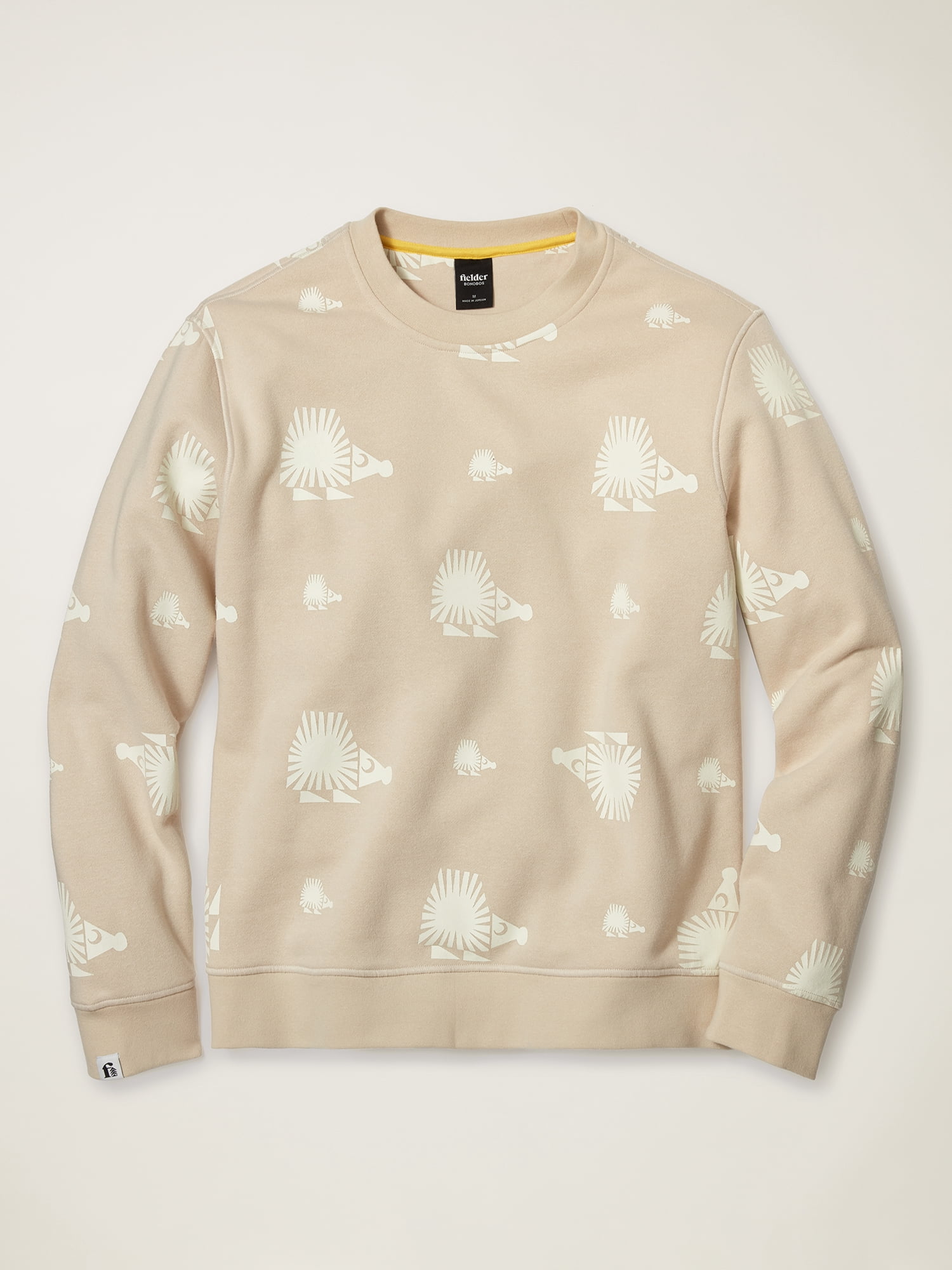 Bonobos Fielder Men's and Big Men's Fleece Graphic Crewneck Sweatshirt, up to 3XL
